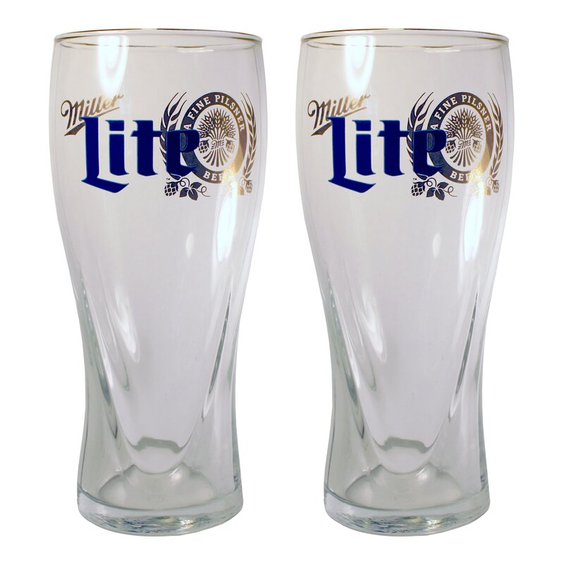 Boelter Brands Miller Lite Oz Pilsner Glass Wayfair